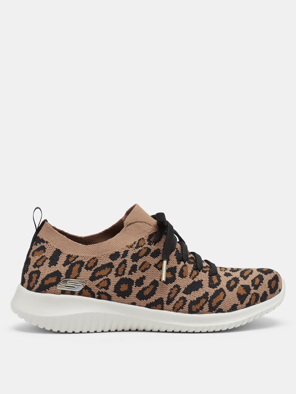 skechers brown & black ultra flex safari tour trainers